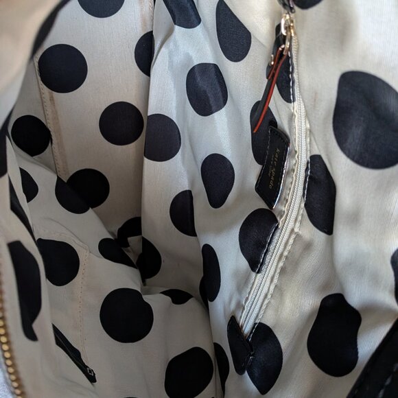 Kate Spade Bond Street Black Smooth Leather Hobo Shoulder Bag with Turnlock - Picture 6 of 7